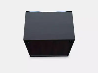 BESTA Shelf unit with door 7 Low-poly 3D model