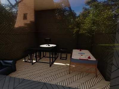 House Sketchapp Lumion Forest Edition Free low-poly 3D model