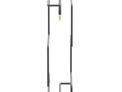 Black Floor Lamp 3D Model 3D model