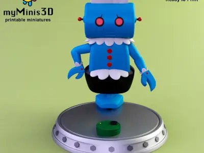 Cute Rosie Robot - Robotina FanToy 3D print model