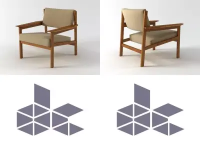 Drummond armchair 3D model