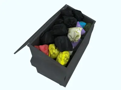 Garbage Container 1 3D model