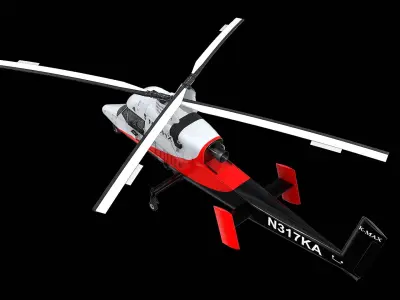  Kaman K-Max Helicopter - White 