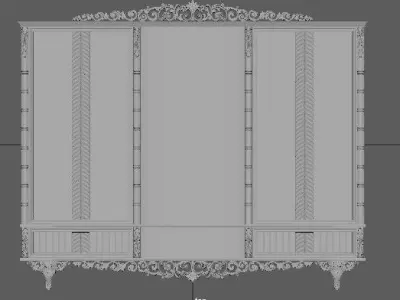 sleeping gaornitur closet 3D model