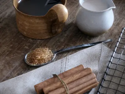 Breakfast food set - 3d scans and 3d models 3D model