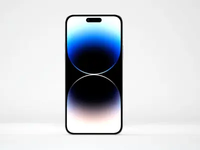 iPhone 14 Pro Max Silver 3D model