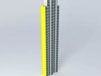 Apartments Stripes Free 3D model