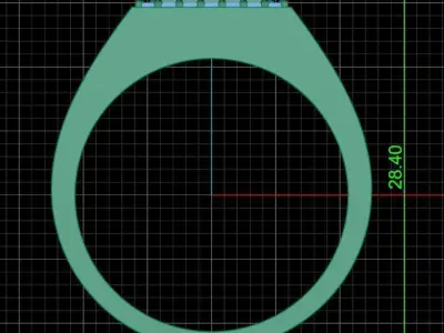 Jewelry ring 441 3D print model