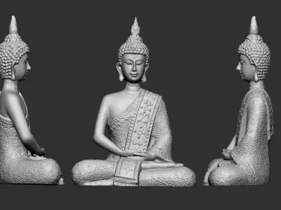 12 Buddha 3D print model