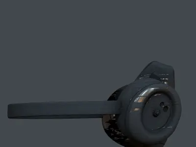 Gas mask helmet 3d model scifi Low-poly Low-poly 3D Low-poly 3D model