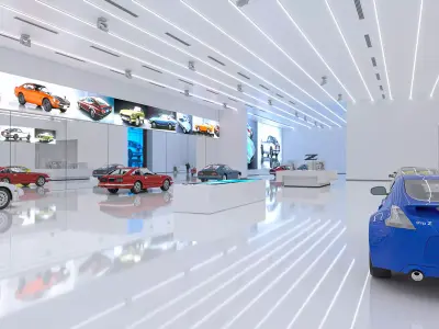 THE SPACE Dubai Event Venue High Poly 3D Model 3ds Max 3D model