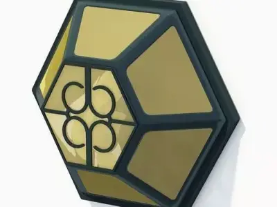 Garden Lamp   Opaque Glass 3D model