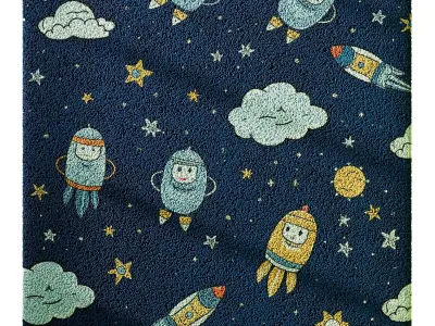 Kids Carpet Set 45 3D model