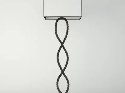 Rope Pier Floor Lamps 3D model