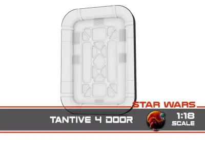 Tantive 4 Door 1-18 scale Kenner Hasbro 3D print model