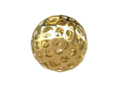 Abstract Sphere Ball v2 001 3D model
