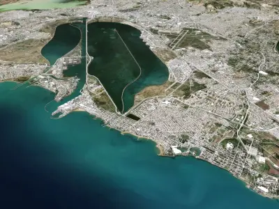 Cityscape Tunisia  North Africa 3D model