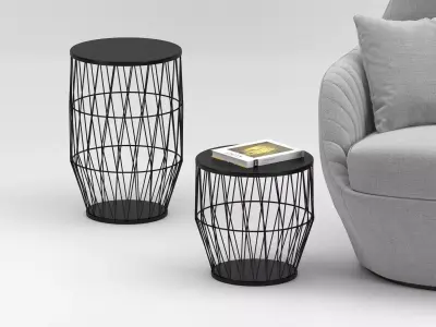 Azabu Small Tables 3D model