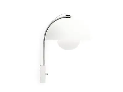 Flowerpot Wall Lamp Free 3D model