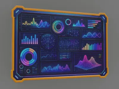 SCI-FI tablet Low-poly 3D model buy