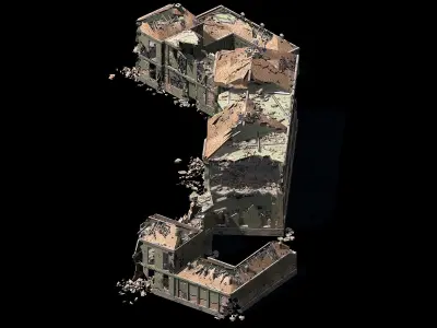 War-city-scars 06 3D model
