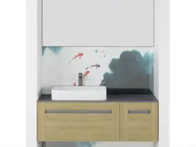 Modern Bathroom Furniture 3D model