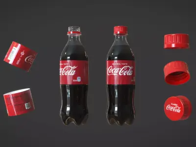 Coca Cola Bottle 3D model