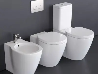 Ideal Standard Connect WC Low-poly 3D model