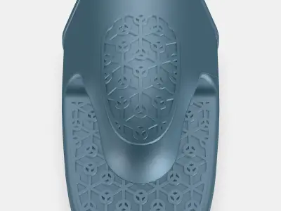 SANDVIVA Oven glove Low-poly 3D model