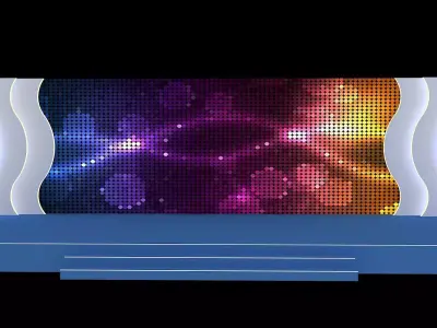 Concert party carnival stage 58 3D model