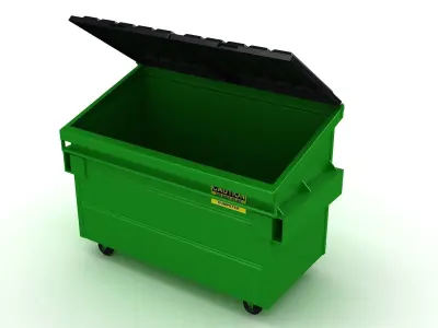 Recycling Dumpster 3D model