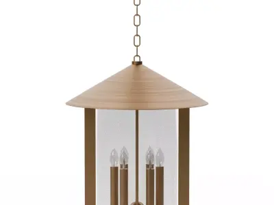 Long Beach Lantern Lamp Low-poly 3D model