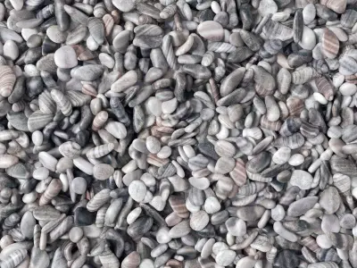 Pebble layer facture n9 low 3D model