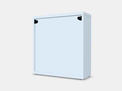 BESTA Shelf unit with door 53 Low-poly 3D model