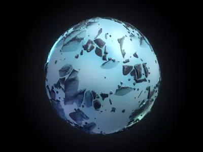 Rock Snow - VOL 01 - substance designerc Texture