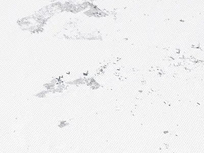 Puebla Mexico City Landscape 3D Model 3D model