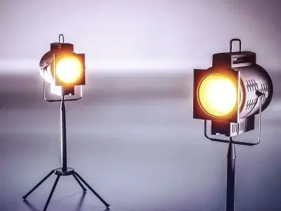 Stage Spotlight 3D model