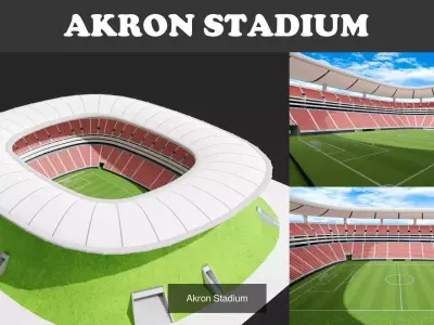 World Cup 2026 Stadiums - Mexico 3D Model Pack