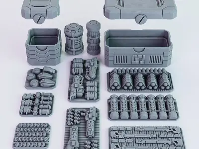 Crates and Barrels  Greater Good 3D print model