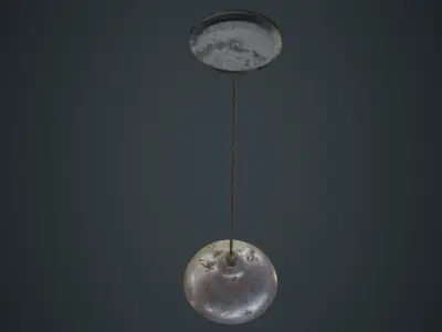 Hanging Lamp 6D Low-poly 3D model