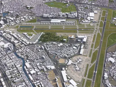 Manila - 3D City Model Low-poly 3D model