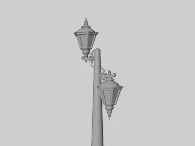 STREET LIGHT Low-poly 3D model