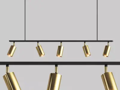 Lino Modern Design Pendant 3D model