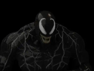 Venom 2018 Rigged model 3D model