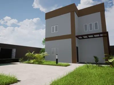 2-Storey House 3D model
