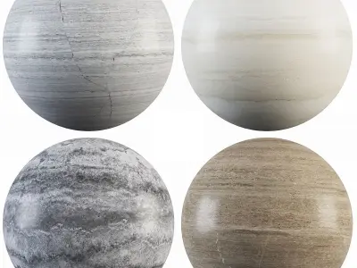 Set of 4 high quality wood materials Texture