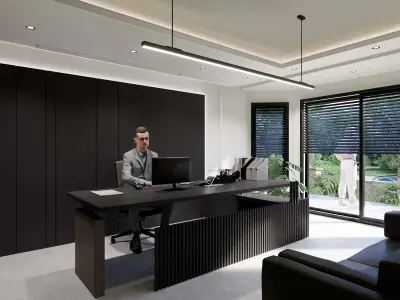 Office Desk 3d model 3D model