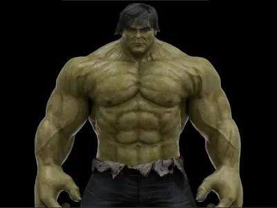 Hulk from 2008 Movie 3D model