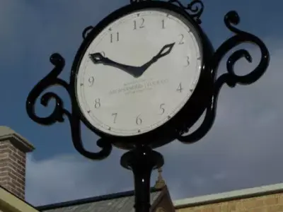 Street Clock - Blue Angel 3D model