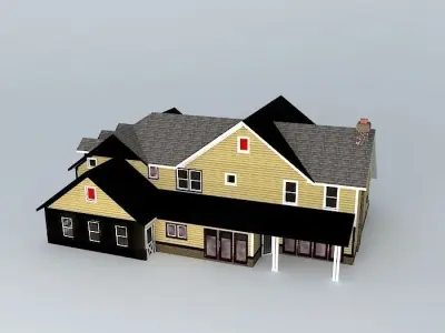 Traditional Family Craftsman Free 3D model